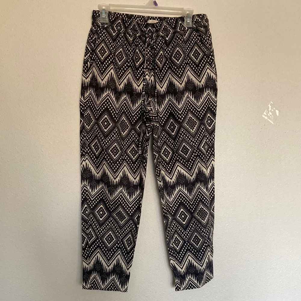 J. Crew Ikat Printed Pants Size 4